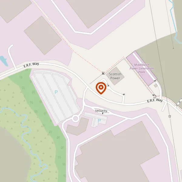 Map showing approximate location: Plot 1B, Erf Way, Middlewich