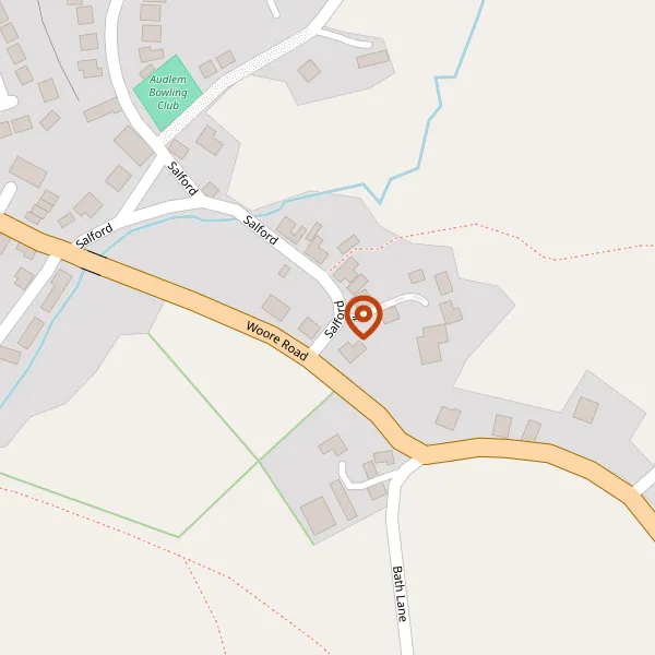 Map showing approximate location: 38 Salford, Audlem, CW3 0BJ