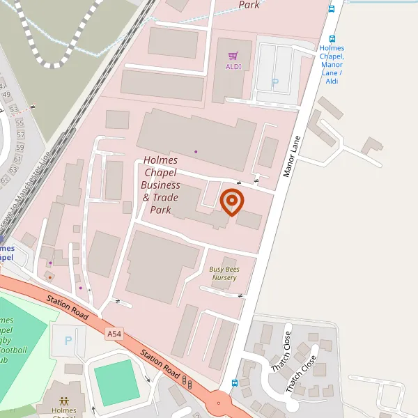 Map showing approximate location: Unit B2, Manor Point Business Park, Manor Lane, Holmes Chapel, CW4 8GL