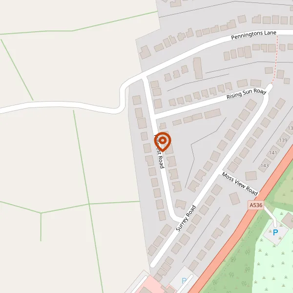 Map showing approximate location: 27, Hillcrest Road, Gawsworth, Macclesfield, Cheshire, SK11 7UY