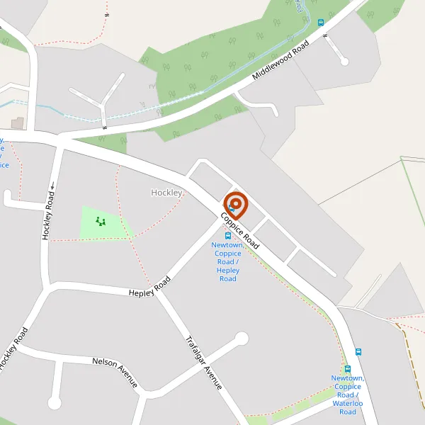 Map showing approximate location: 24, Coppice Road, Poynton, Stockport, Cheshire, SK12 1SL