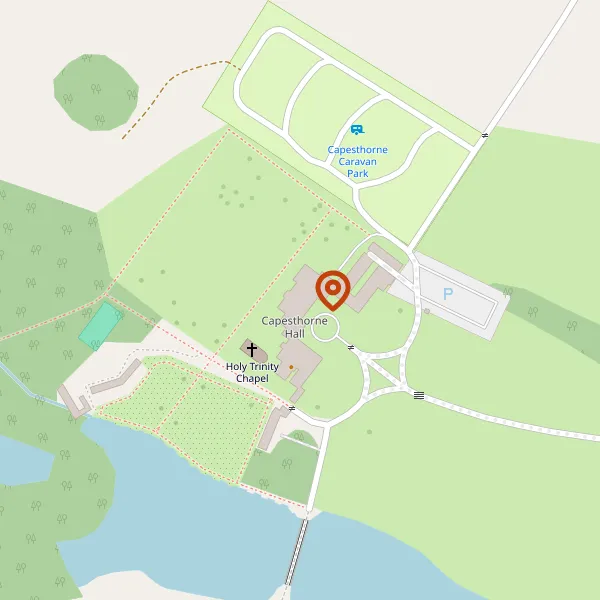 Map showing approximate location: Capesthorne Hall, Congleton Road, Siddington, Cheshire, SK11 9JY