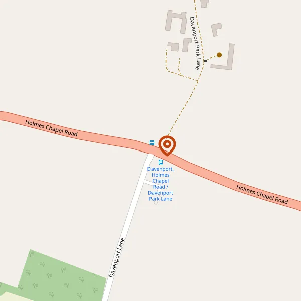 Map showing approximate location: Congleton Farm, Holmes Chapel Road, Davenport, Cheshire, CW12 4SS