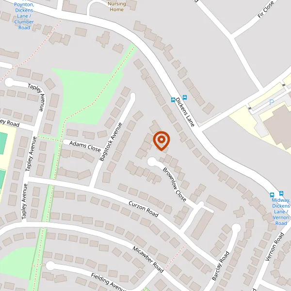 Map showing approximate location: 2, Brownlow Close, Poynton, Stockport, Cheshire, SK12 1YH