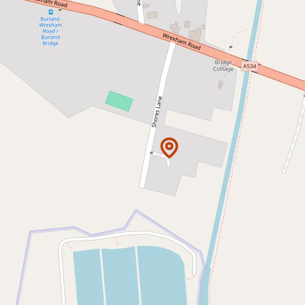 Map showing approximate location: 4, Shores Lane, Burland, Cheshire, CW5 8LU