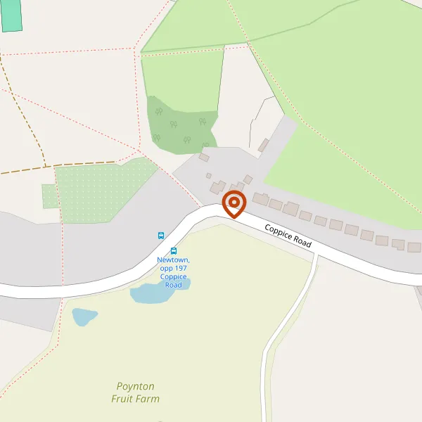 Map showing approximate location: New Dwelling, Coppice Road, Poynton