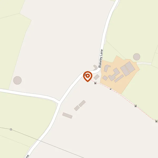 Map showing approximate location: Blakeley Farm, Blakeley Lane, Mobberley, Cheshire, Wa16 7Lt