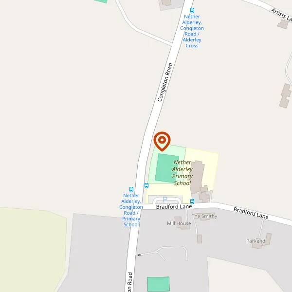 Map showing approximate location: Crossfield, Congleton Road, Nether Alderley, SK10 4TP