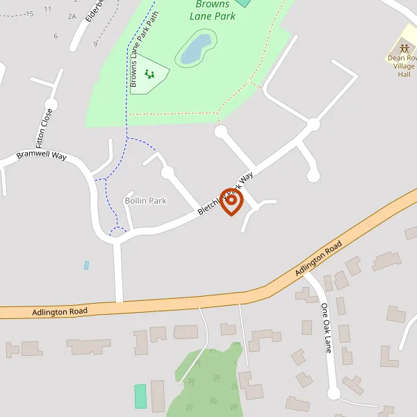 Map showing approximate location: 20, Bletchley Park Way, Wilmslow, SK9 2EH