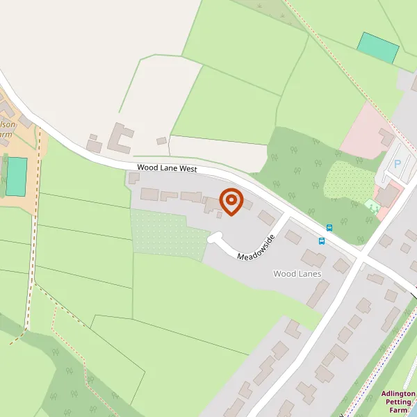 Map showing approximate location: School House, Wood Lane West, Adlington, Cheshire, SK10 4PD