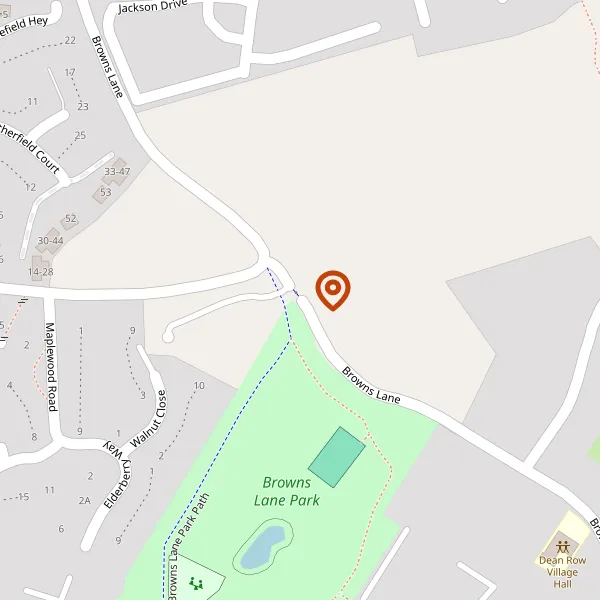 Map showing approximate location: Oakwood, Browns Lane, Wilmslow, Cheshire, SK9 2BR