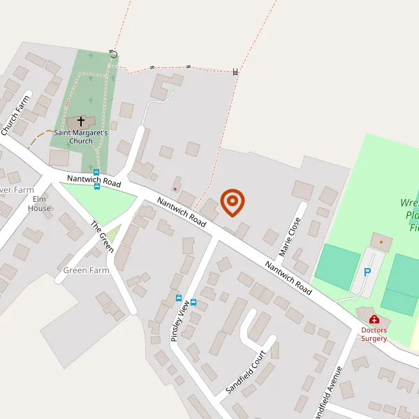 Map showing approximate location: Holland Mews, Nantwich Road, Wrenbury, Cheshire, CW5 8EW