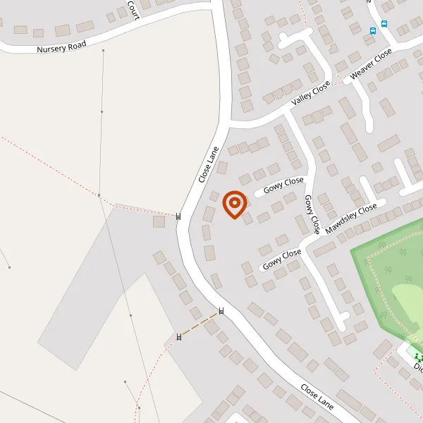 Map showing approximate location: Oak Lodge, 70, Close Lane, Alsager, ST7 2UA