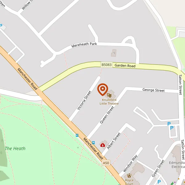 Map showing approximate location: 7, Victoria Street, Knutsford, WA16 6HY