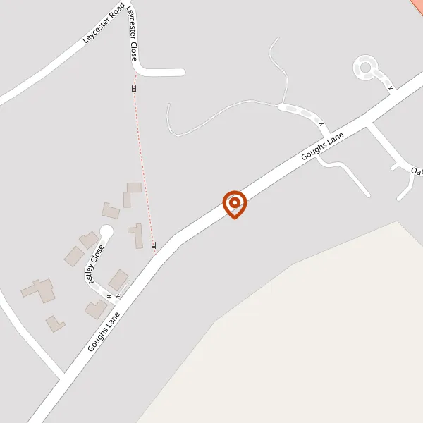 Map showing approximate location: Silverdale, 35A, Goughs Lane, Knutsford, WA16 8QN