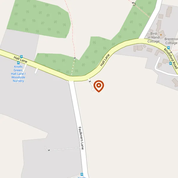 Map showing approximate location: Rose Cottage, Hall Lane, Mobberley, WA16 7AJ