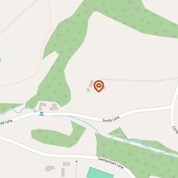 Map showing approximate location: Cloud Hill Farm 2, Congleton Road, Swettenham, Congleton, Cheshire, CW12 2NE