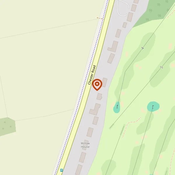 Map showing approximate location: Glencoyne, Chester Road, Mere, Cheshire, WA16 6LG