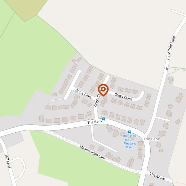 Map showing approximate location: 55, Grays Close, Scholar Green, ST7 3LU