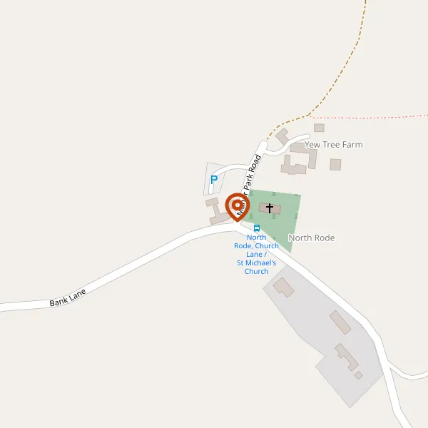 Map showing approximate location: Daintry Hall, Church Lane, North Rode, Congleton, CW12 2PE