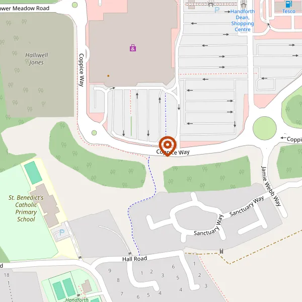 Map showing approximate location: Marks And Spencer Plc, Coppice Way, Handforth, Cheshire, SK9 3PB