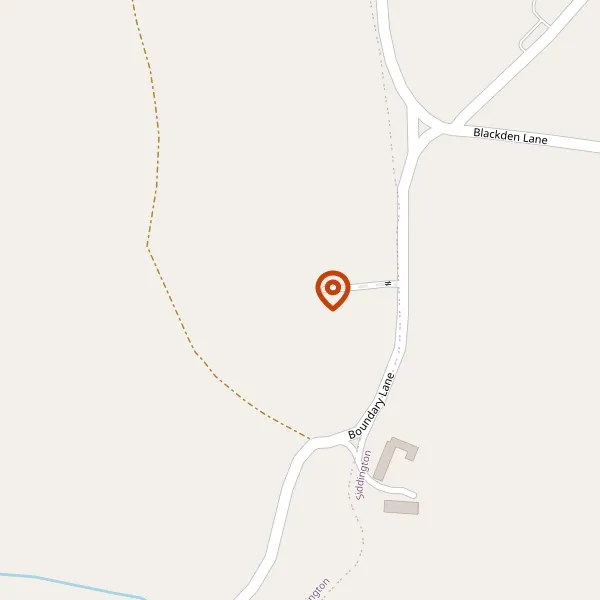 Map showing approximate location: Boundary House, Hodgehill Lane, Lower Withington, Cheshire, SK11 9LU