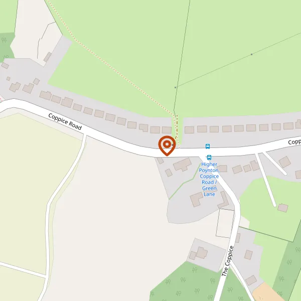 Map showing approximate location: Birch Trees Farm, Coppice Road, Poynton, Stockport, Cheshire, SK12 1SP