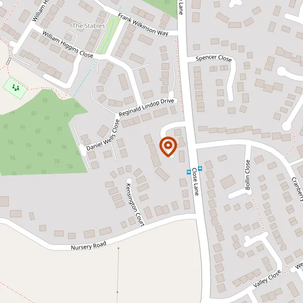 Map showing approximate location: 5, Delamere Court, Alsager, Cheshire, ST7 2RY