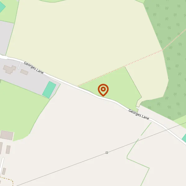 Map showing approximate location: Land Off, Georges Lane, Aston By Budworth