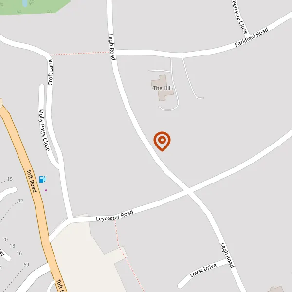 Map showing approximate location: Roxburgh, Legh Road, Knutsford, WA16 8NR