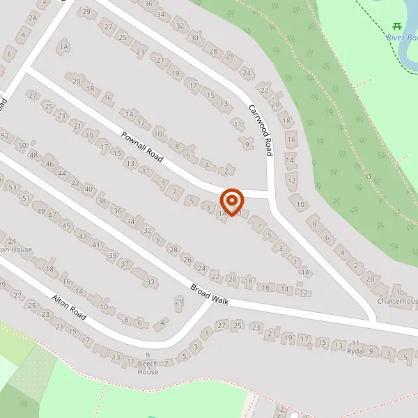 Map showing approximate location: 3, Pownall Road, Wilmslow, Cheshire, Sk9 5Dr