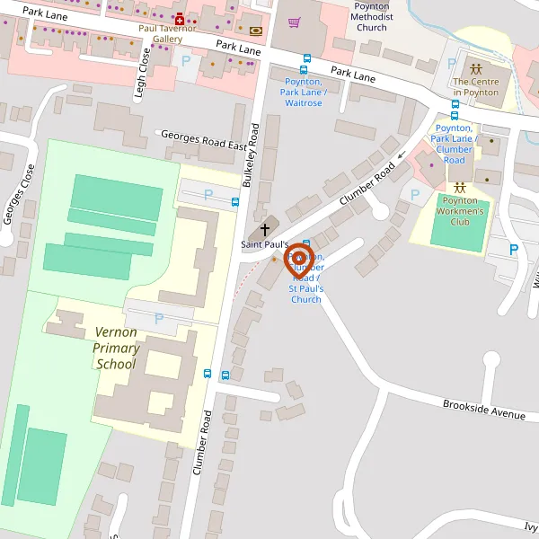 Map showing approximate location: 49, Clumber Road, Poynton, Stockport, Cheshire, SK12 1NW