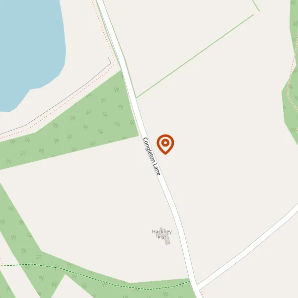 Map showing approximate location: Piggotts Hall, Congleton Lane, Lower Withington