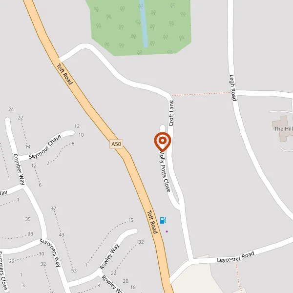 Map showing approximate location: 3, Molly Potts Close, Knutsford, WA16 8QT