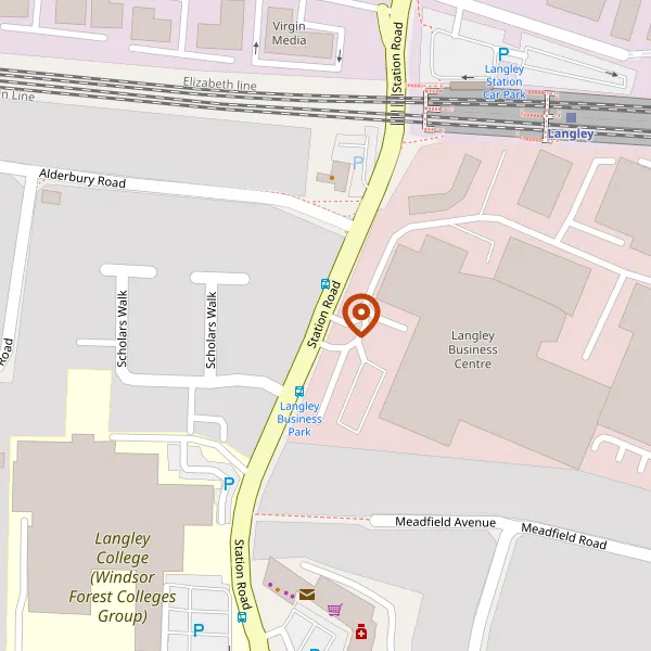 Map showing approximate location: Land At Former Langley Business Park, Langley Road, Langley