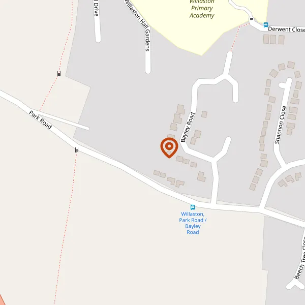 Map showing approximate location: The Coach House, Hyde Court, Park Road, Willaston, CW5 6PL