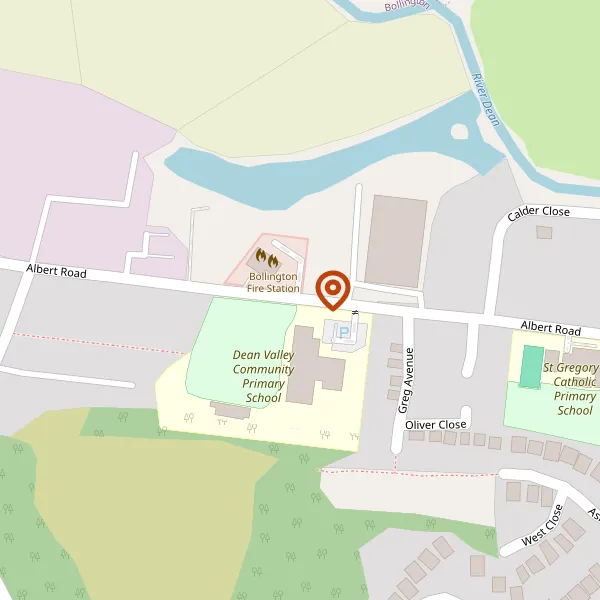 Map showing approximate location: Telephone Exchange, Albert Road, Bollington, Macclesfield, Cheshire, SK10 5HS