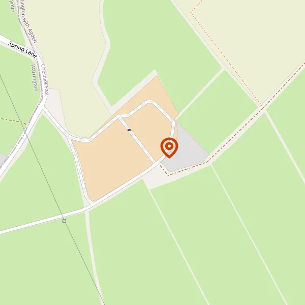 Map showing approximate location: Tank 139m, Woolstencroft Farm, Spring Lane, Agden, Cheshire, WA13 9JU