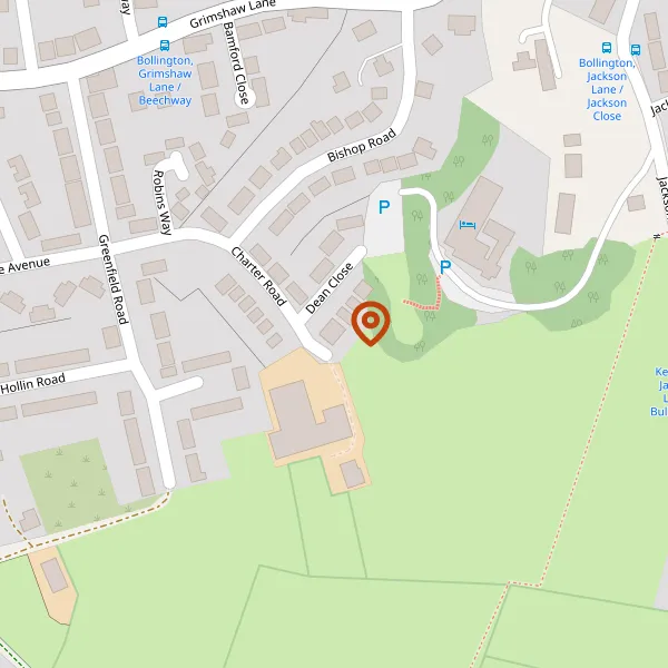 Map showing approximate location: 1, Dean Close, Bollington, SK10 5NT