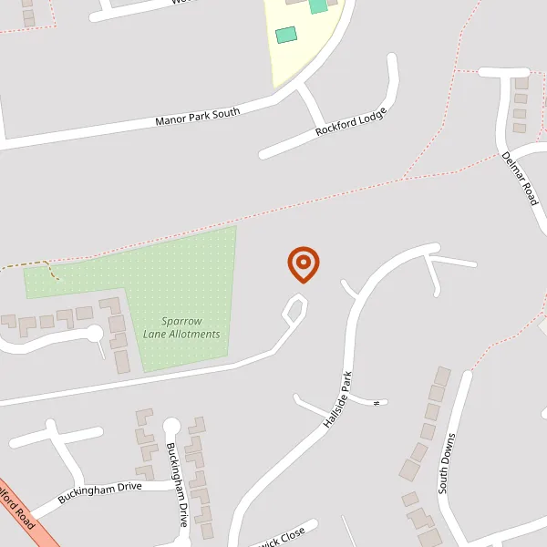 Map showing approximate location: Hallside Cottage, Chelford Road, Knutsford, Cheshire, WA16 8LT