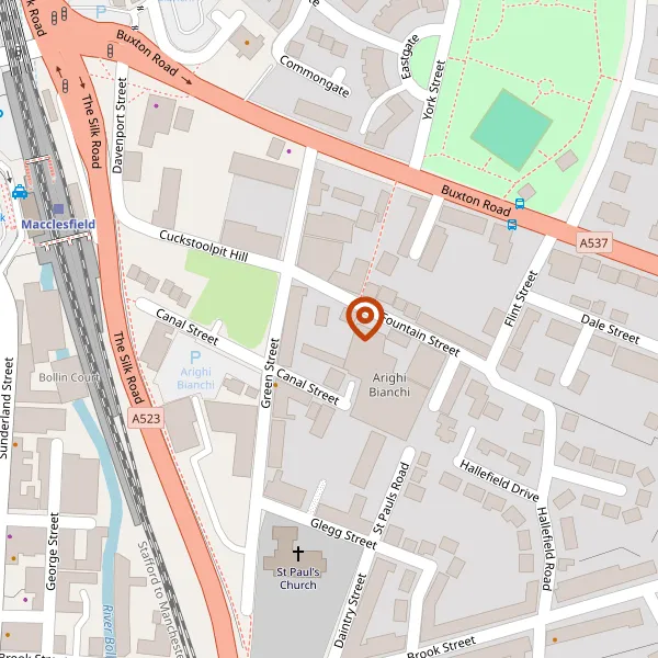 Map showing approximate location: Access Road Off Bishopton Drive Ne Down, Access Road Off Bishopton Bowling Club, Bishopton Drive, Macclesfield, SK10 3SL