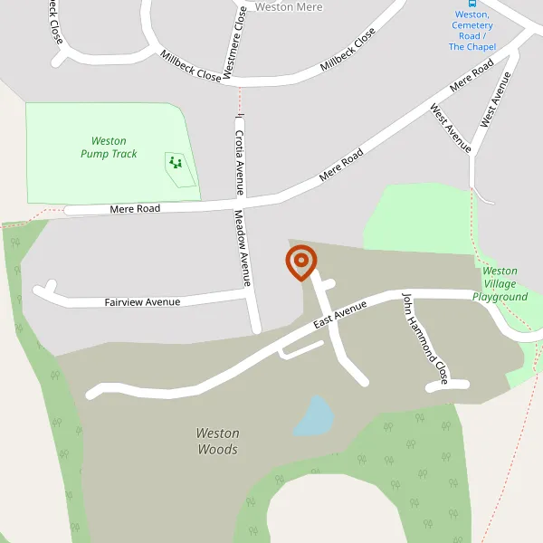 Map showing approximate location: 10, Meadow Avenue, Weston, CW2 5LU