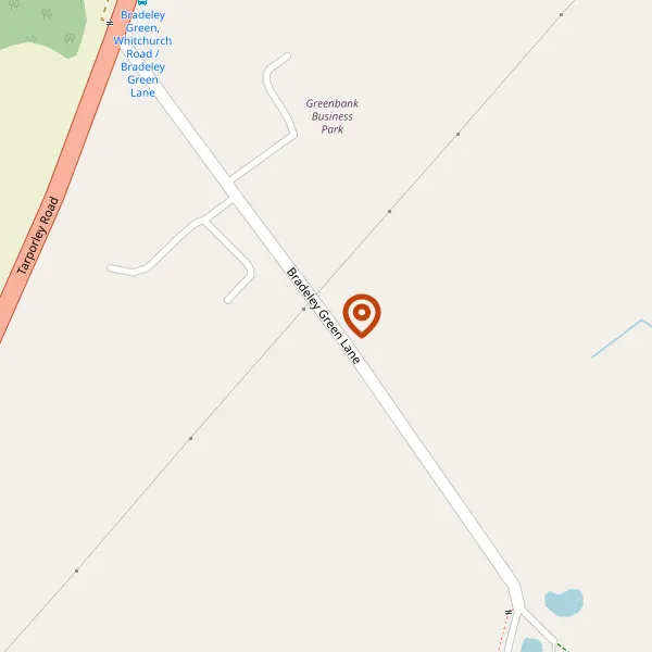 Map showing approximate location: Land At, Bradeley Green Lane, Wirswall