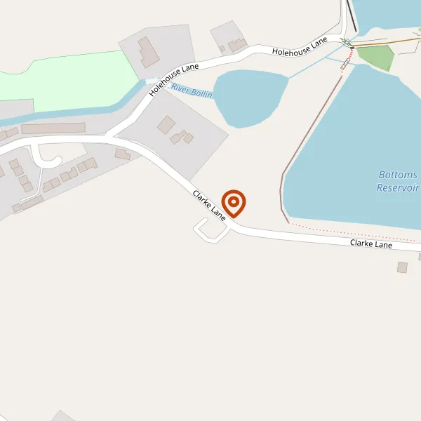 Map showing approximate location: Higher Ridgegate Farm, Clarke Lane, Langley, Cheshire, SK11 0NE