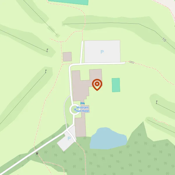 Map showing approximate location: Mottram Hall Hotel, Wilmslow Road, Mottram St Andrew, Cheshire, SK10 4QT