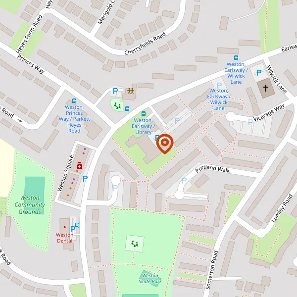 Map showing approximate location: Sutton Gardens, Earlsway, Macclesfield, Macclesfield