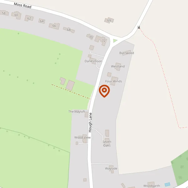 Map showing approximate location: Seven Oaks, Hough Lane, Alderley Edge, SK9 7JE