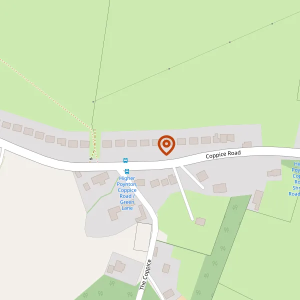 Map showing approximate location: 275, Coppice Road, Poynton, Stockport, Cheshire, SK12 1SP