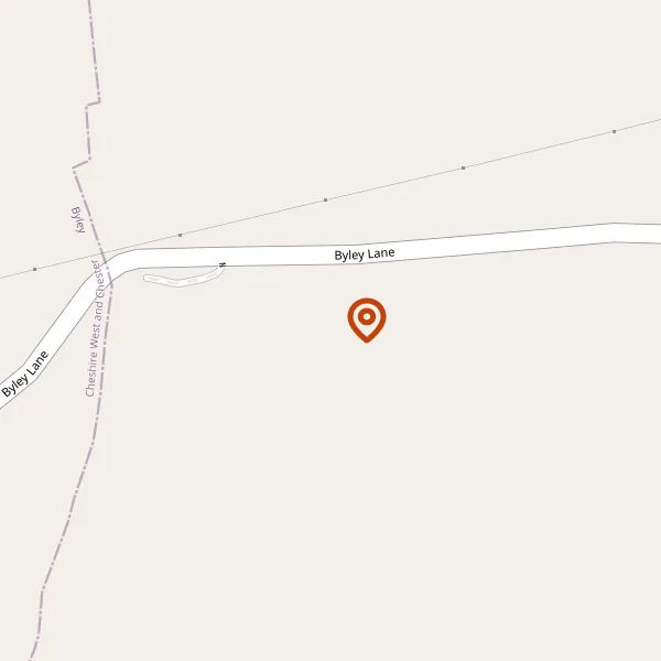 Map showing approximate location: Manor Farm, Byley Lane, Cranage, CW10 9LW