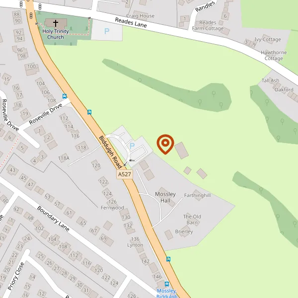 Map showing approximate location: Congleton Golf Club, Biddulph Road, Congleton, CW12 3LZ